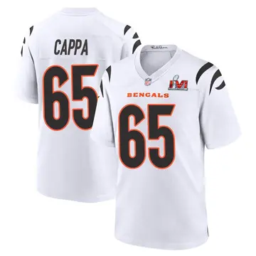 Nike Alex Cappa Men's Game Cincinnati Bengals White Super Bowl LVI Bound Jersey