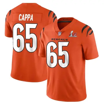 Nike Alex Cappa Men's Limited Cincinnati Bengals Orange Vapor Untouchable Super Bowl LVI Bound Jersey