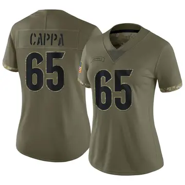 Nike Alex Cappa Women's Limited Cincinnati Bengals Olive 2022 Salute To Service Jersey