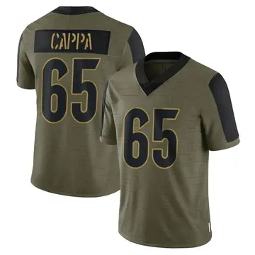 Nike Alex Cappa Youth Limited Cincinnati Bengals Olive 2021 Salute To Service Jersey
