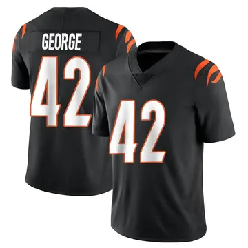 Nike Allan George Men's Limited Cincinnati Bengals Black Team Color Vapor Untouchable Jersey