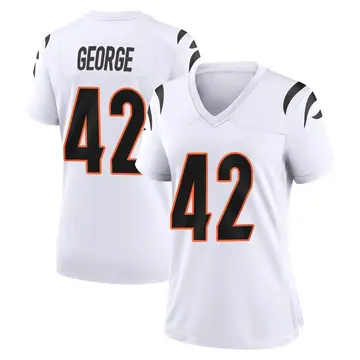 Nike Allan George Women's Game Cincinnati Bengals White Jersey