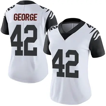 Nike Allan George Women's Limited Cincinnati Bengals White Color Rush Vapor Untouchable Jersey