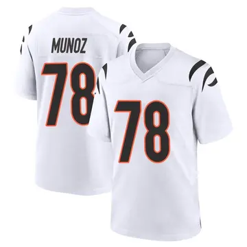 Nike Anthony Munoz Men's Game Cincinnati Bengals White Jersey