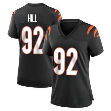 Nike BJ Hill Women's Game Cincinnati Bengals Black Team Color Jersey