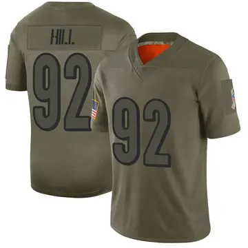 Nike BJ Hill Youth Limited Cincinnati Bengals Camo 2019 Salute to Service Jersey
