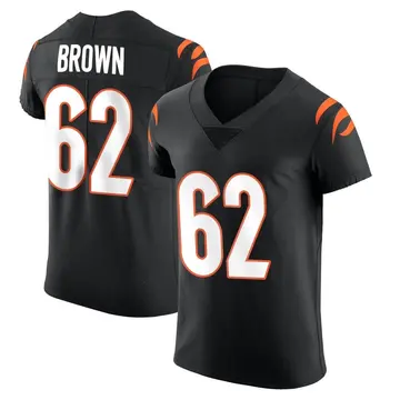 Nike Ben Brown Men's Elite Cincinnati Bengals Black Team Color Vapor Untouchable Jersey