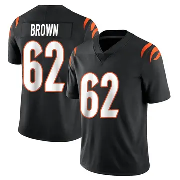 Nike Ben Brown Men's Limited Cincinnati Bengals Black Team Color Vapor Untouchable Jersey
