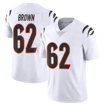Nike Ben Brown Men's Limited Cincinnati Bengals White Vapor Untouchable Jersey