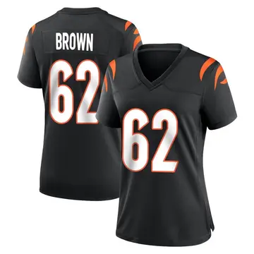 Nike Ben Brown Women's Game Cincinnati Bengals Black Team Color Jersey