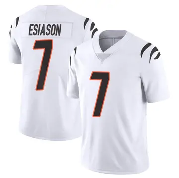Nike Boomer Esiason Men's Limited Cincinnati Bengals White Vapor Untouchable Jersey