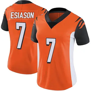 Nike Boomer Esiason Women's Limited Cincinnati Bengals Orange Vapor Untouchable Jersey