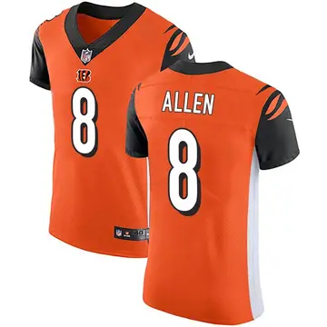 Nike Brandon Allen Men's Elite Cincinnati Bengals Orange Alternate Vapor Untouchable Jersey