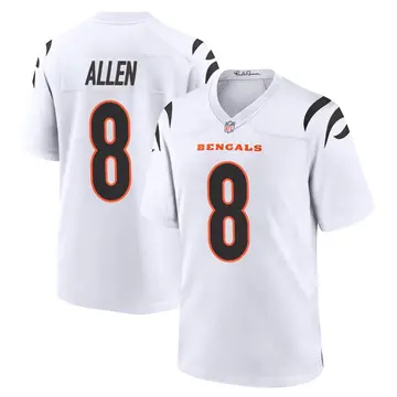 Nike Brandon Allen Men's Game Cincinnati Bengals White Jersey