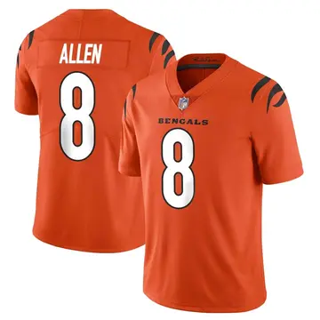 Nike Brandon Allen Men's Limited Cincinnati Bengals Orange Vapor Untouchable Jersey