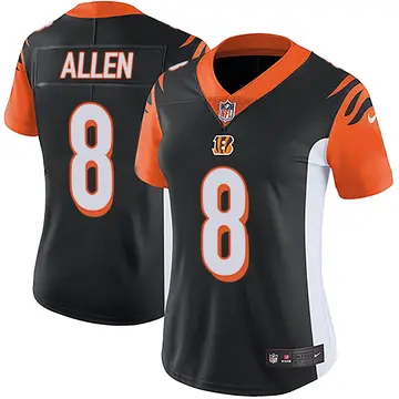 Nike Brandon Allen Women's Limited Cincinnati Bengals Black Team Color Vapor Untouchable Jersey