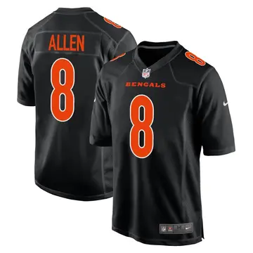 Nike Brandon Allen Youth Game Cincinnati Bengals Black Fashion Jersey