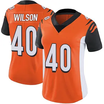 Nike Brandon Wilson Women's Limited Cincinnati Bengals Orange Vapor Untouchable Jersey