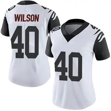 Nike Brandon Wilson Women's Limited Cincinnati Bengals White Color Rush Vapor Untouchable Jersey