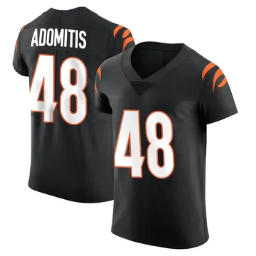 Nike Cal Adomitis Men's Elite Cincinnati Bengals Black Team Color Vapor Untouchable Jersey