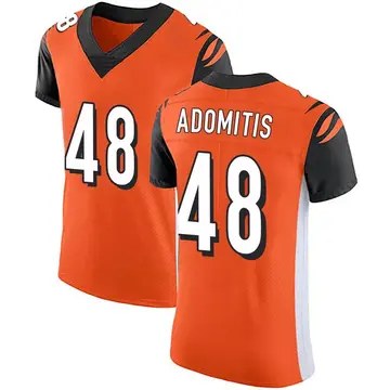 Nike Cal Adomitis Men's Elite Cincinnati Bengals Orange Alternate Vapor Untouchable Jersey