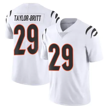 Nike Cam Taylor-Britt Men's Limited Cincinnati Bengals White Vapor Untouchable Jersey