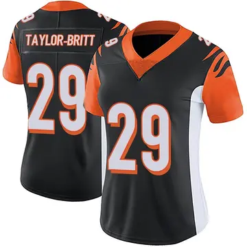Nike Cam Taylor-Britt Women's Limited Cincinnati Bengals Black Team Color Vapor Untouchable Jersey