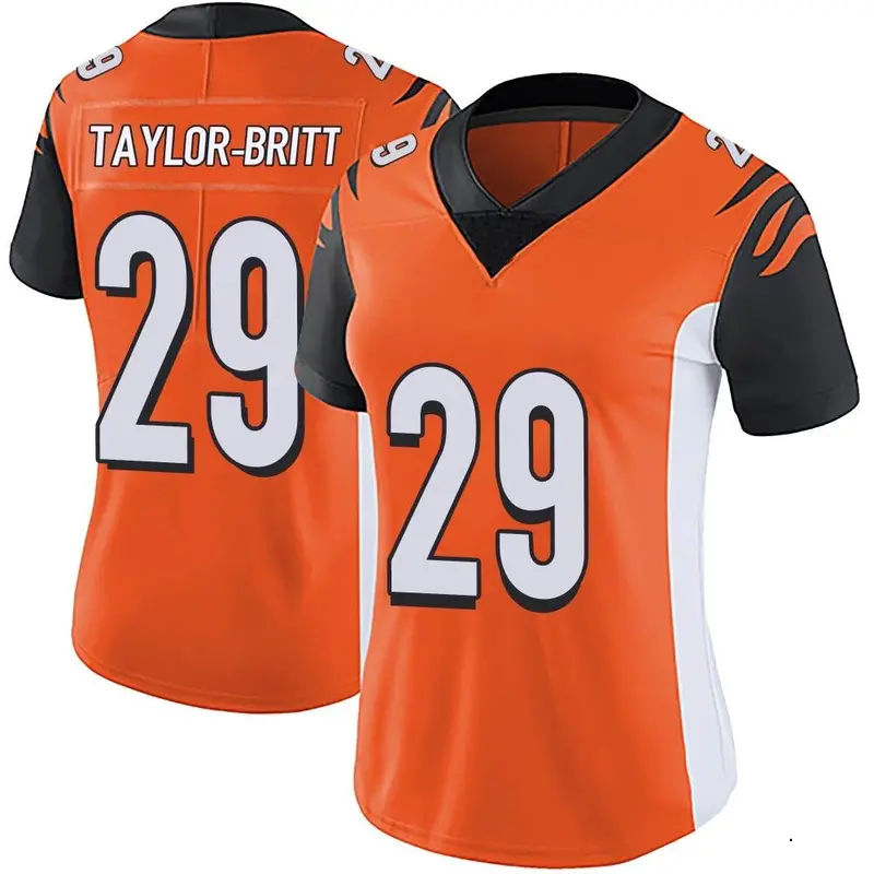 Nike Cam Taylor-Britt Women's Limited Cincinnati Bengals Orange Vapor Untouchable Jersey