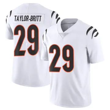 Nike Cam Taylor-Britt Youth Limited Cincinnati Bengals White Vapor Untouchable Jersey