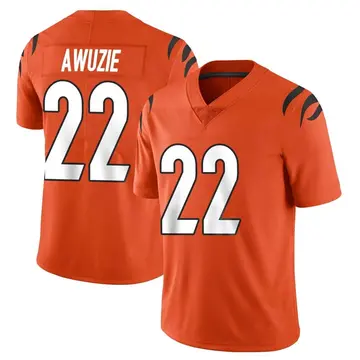 Nike Chidobe Awuzie Men's Limited Cincinnati Bengals Orange Vapor Untouchable Jersey