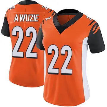 Nike Chidobe Awuzie Women's Limited Cincinnati Bengals Orange Vapor Untouchable Jersey