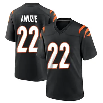 Nike Chidobe Awuzie Youth Game Cincinnati Bengals Black Team Color Jersey