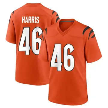 Nike Clark Harris Youth Game Cincinnati Bengals Orange Jersey