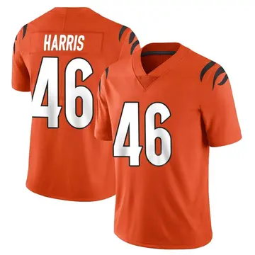 Nike Clark Harris Youth Limited Cincinnati Bengals Orange Vapor Untouchable Jersey