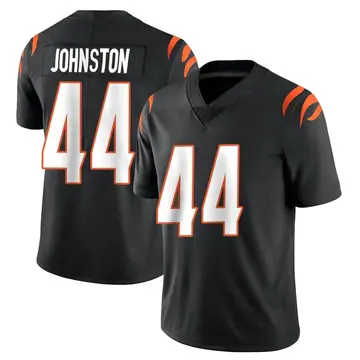 Nike Clay Johnston Men's Limited Cincinnati Bengals Black Team Color Vapor Untouchable Jersey