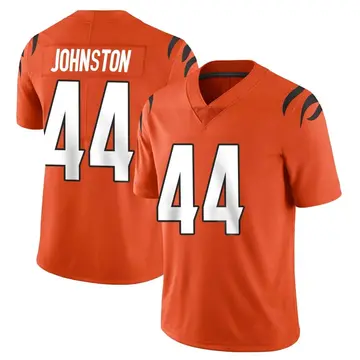 Nike Clay Johnston Men's Limited Cincinnati Bengals Orange Vapor Untouchable Jersey