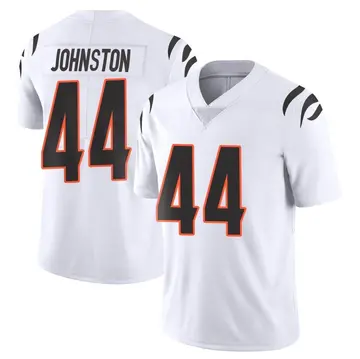 Nike Clay Johnston Men's Limited Cincinnati Bengals White Vapor Untouchable Jersey