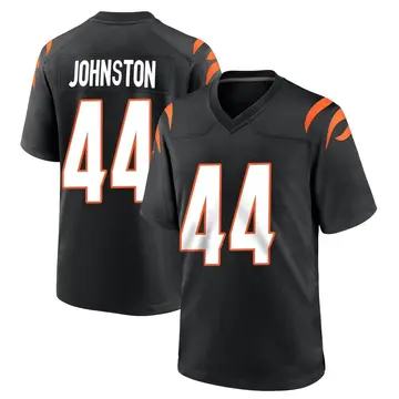 Nike Clay Johnston Youth Game Cincinnati Bengals Black Team Color Jersey