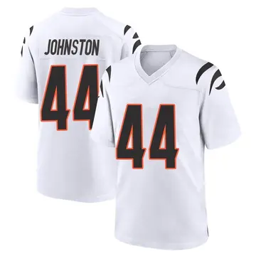 Nike Clay Johnston Youth Game Cincinnati Bengals White Jersey