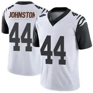 Nike Clay Johnston Youth Limited Cincinnati Bengals White Color Rush Vapor Untouchable Jersey