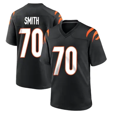 Nike D'Ante Smith Men's Game Cincinnati Bengals Black Team Color Jersey