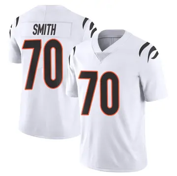 Nike D'Ante Smith Men's Limited Cincinnati Bengals White Vapor Untouchable Jersey