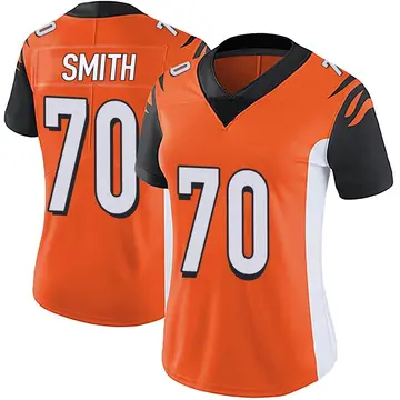 Nike D'Ante Smith Women's Limited Cincinnati Bengals Orange Vapor Untouchable Jersey