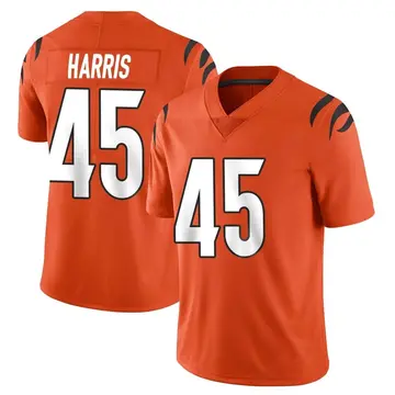 Nike Darien Harris Youth Limited Cincinnati Bengals Orange Vapor Untouchable Jersey