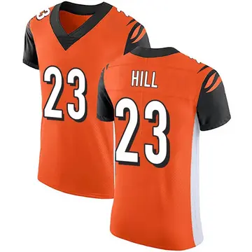 Nike Dax Hill Men's Elite Cincinnati Bengals Orange Alternate Vapor Untouchable Jersey