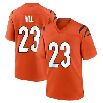 Nike Dax Hill Youth Game Cincinnati Bengals Orange Jersey
