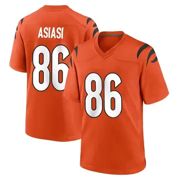 Nike Devin Asiasi Men's Game Cincinnati Bengals Orange Jersey