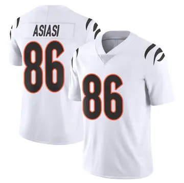 Nike Devin Asiasi Men's Limited Cincinnati Bengals White Vapor Untouchable Jersey