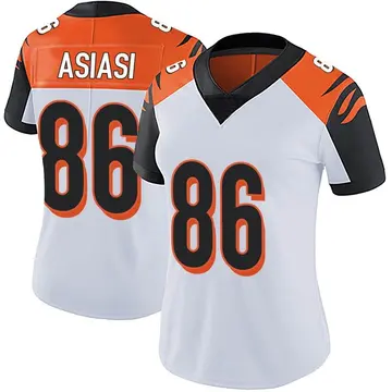 Nike Devin Asiasi Women's Limited Cincinnati Bengals White Vapor Untouchable Jersey