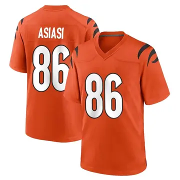 Nike Devin Asiasi Youth Game Cincinnati Bengals Orange Jersey